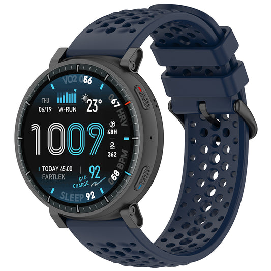 Techsuit W083 Armband für Amazfit Watch / Samsung Watch Series, 22mm, Marineblau