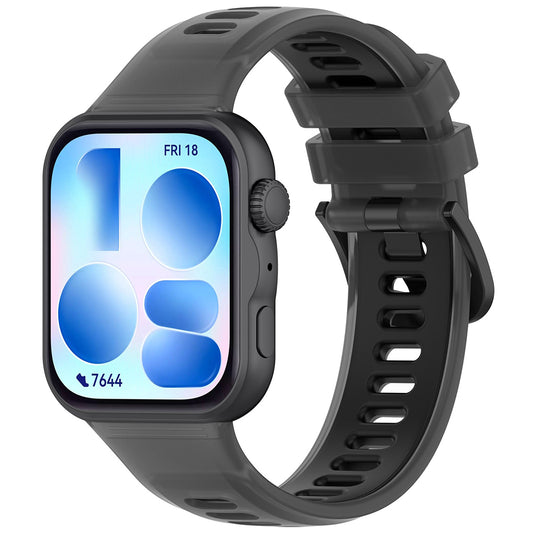 Techsuit-band W084 voor Huawei Watch Fit 5 Pro / Fit 5 / Fit 4 Pro / Fit 4 / Fit 3, Zwart