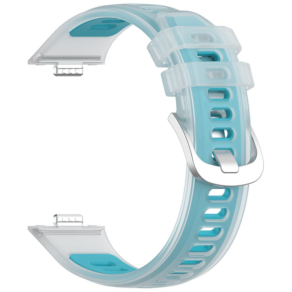 Techsuit-band W084 voor Huawei Watch Fit 5 Pro / Fit 5 / Fit 4 Pro / Fit 4 / Fit 3, Turkoois