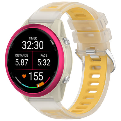 Techsuit-band W084 voor Samsung Galaxy Watch / Huawei Watch Series, 20mm, Geel