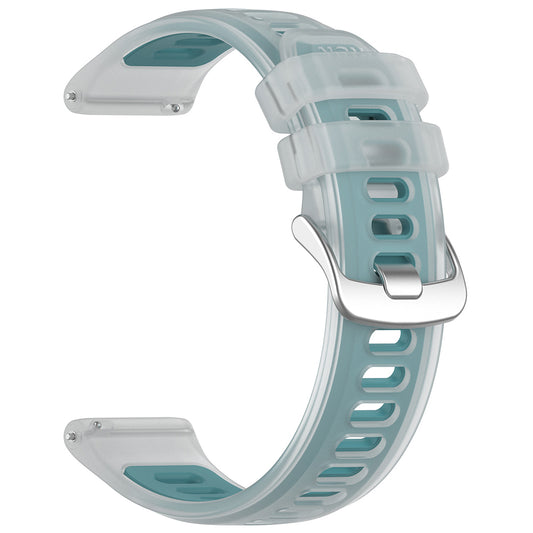 Techsuit-band W084 voor Samsung Galaxy Watch / Huawei Watch Series, 20mm, Turkoois