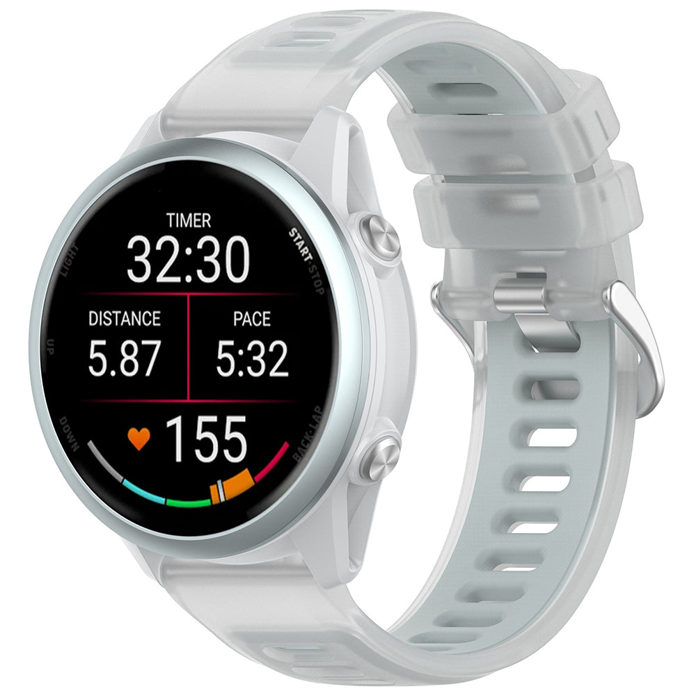 Techsuit W084 band voor Samsung Galaxy Watch / Huawei Watch Series, 22mm, Wit