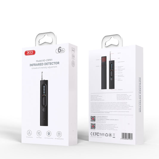 IR-detector voor GSM-apparaten / verborgen microfoons / GPS-trackers XO Design CRP01, Zwart