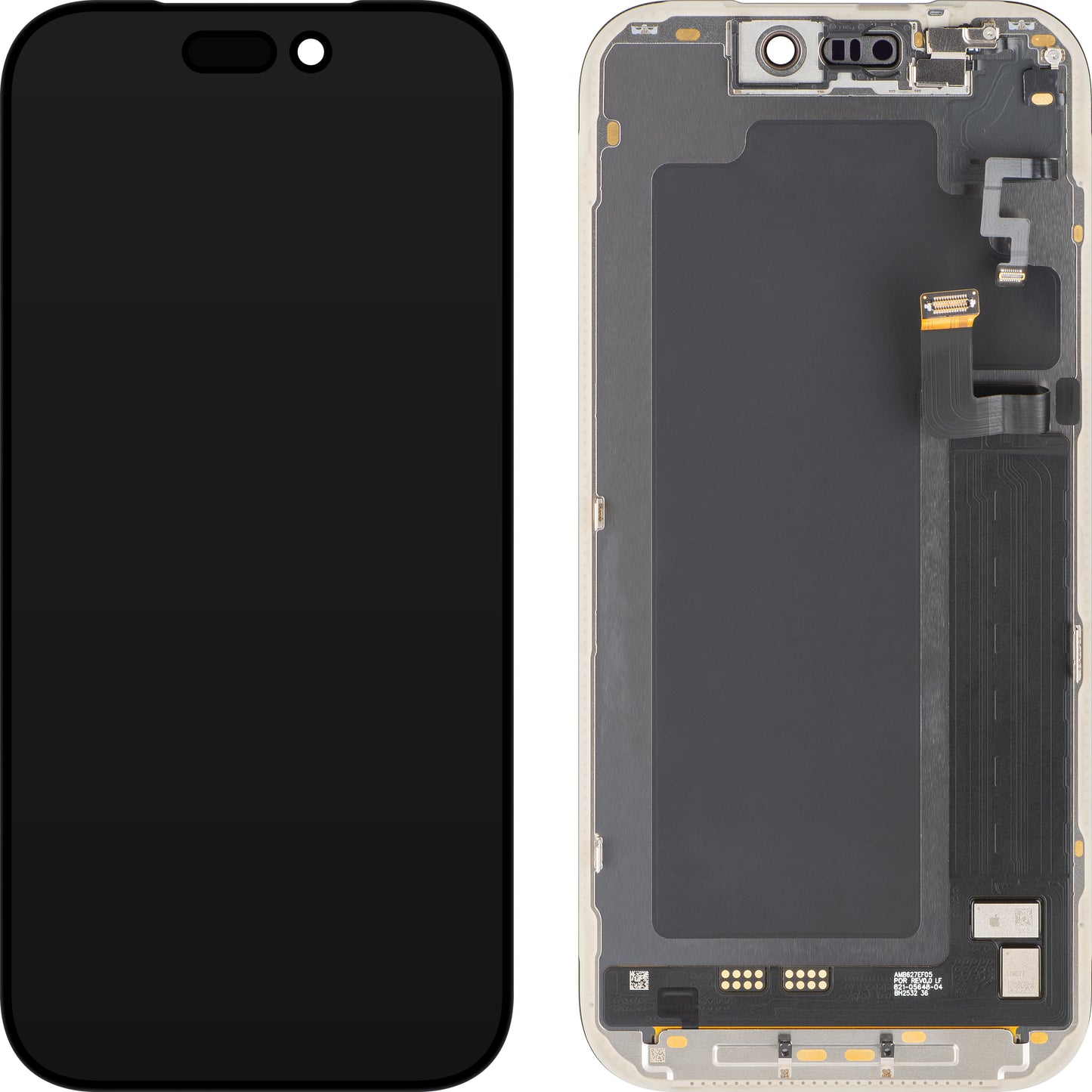 Display met Touchscreen Apple iPhone 17 Pro, met Frame, Zwart, Service Pack 661-56125