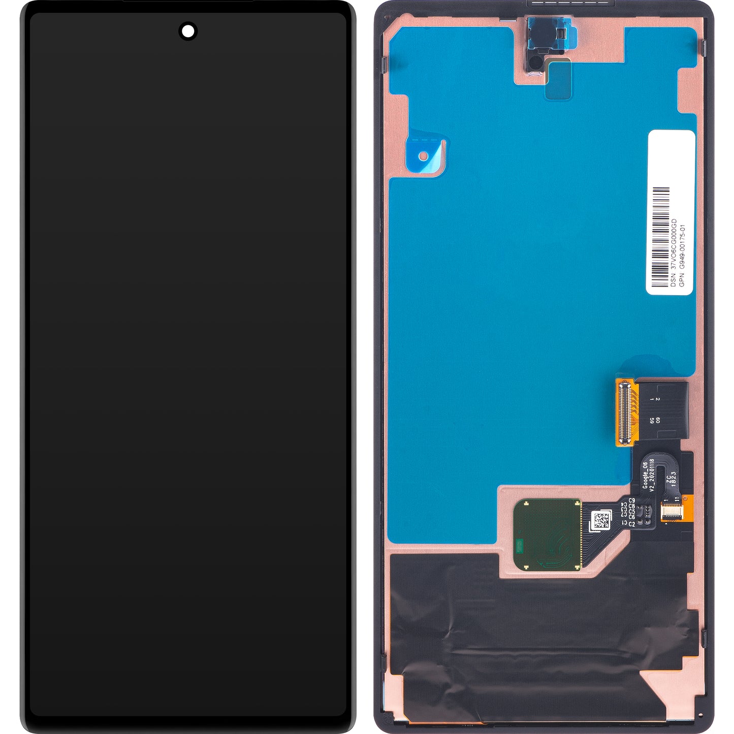 Google Pixel 6 Beeldscherm met aanraakscherm, Service Pack G949-00175-01