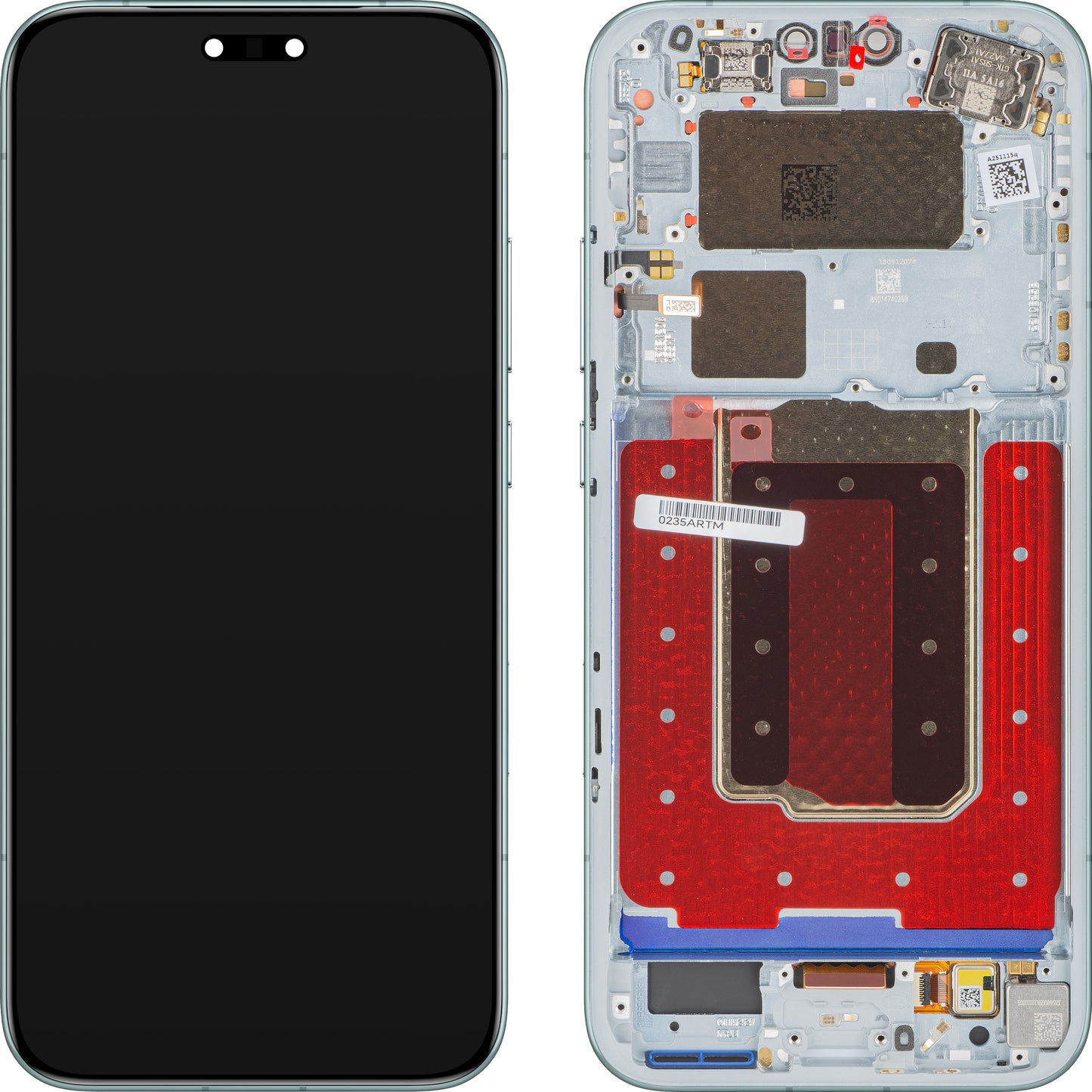 Écran tactile Honor Magic8 Pro avec cadre, Bleu (Sky Cyan), Pack de service 0235ARTM