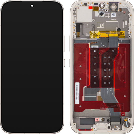 Écran avec écran tactile Honor 600, avec cadre, doré (Blanc doré), Service Pack 0235ATSS