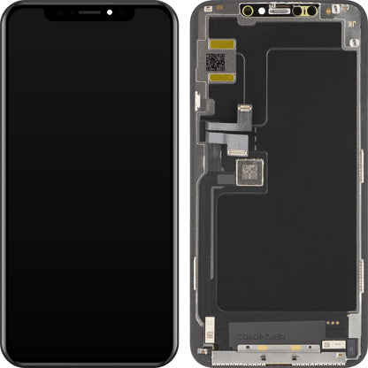 Touchscreen Display JK voor Apple iPhone 11 Pro Max, met frame, OLED-versie, zwart 