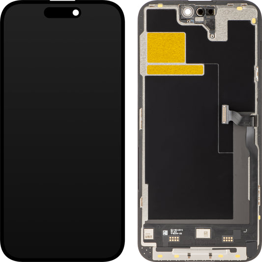 JK Écran tactile pour Apple iPhone 14 Pro Max, avec cadre, In-Cell IC Movable LCD Version, Noir