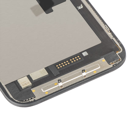 JK Touchscreen-Display für Apple iPhone 16 Pro, mit Rahmen, LCD In-Cell IC Movable Version, Schwarz