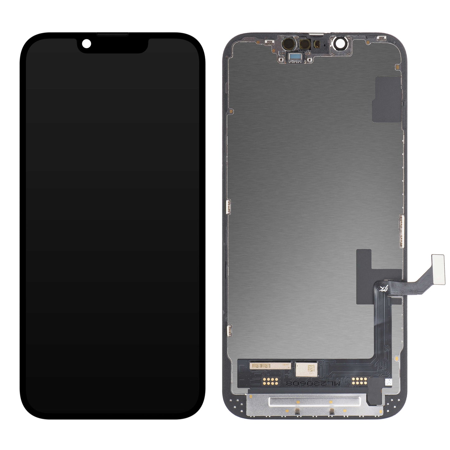 JK Touchscreen Display voor Apple iPhone 14, met frame, In-Cell LCD-versie, zwart 