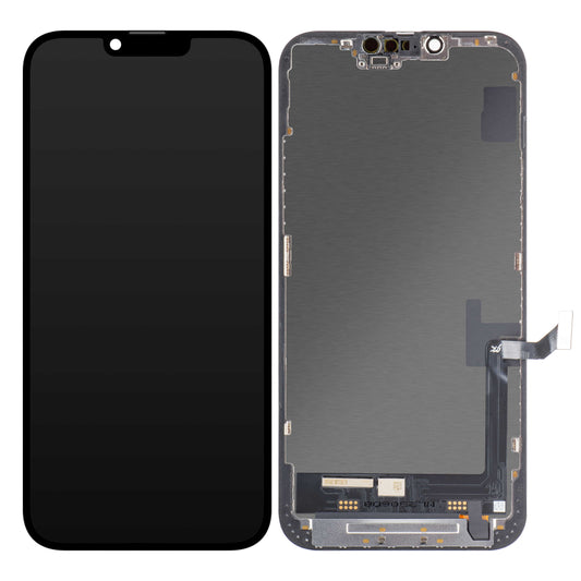 Touchscreen Display JK voor Apple iPhone 14 Plus, met frame, In-Cell LCD-versie, zwart 