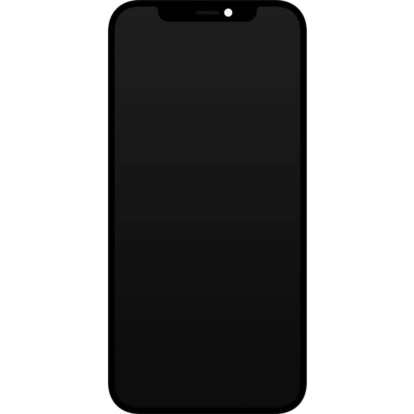 Écran tactile JK pour Apple iPhone 12 / 12 Pro, avec cadre, OLED IC Movable Version, noir