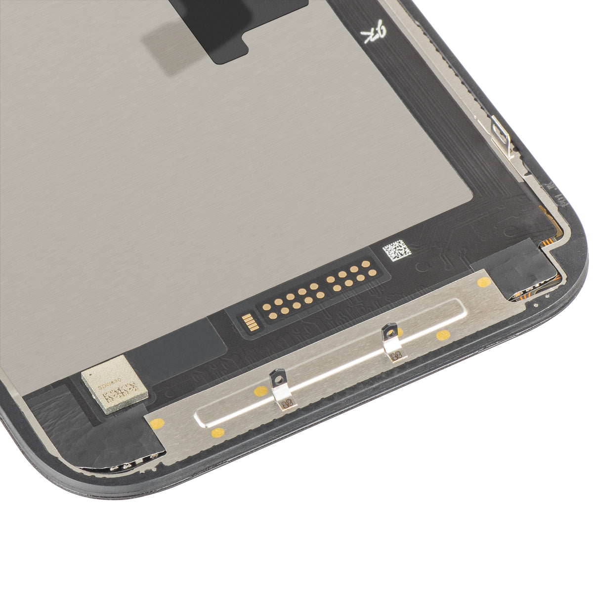 JK Touchscreen-Display für Apple iPhone 16 Pro, mit Rahmen, LCD In-Cell IC Movable Version, Schwarz