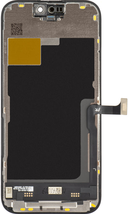 JK Écran tactile pour Apple iPhone 15 Pro, avec cadre, version In-Cell LCD, noir 