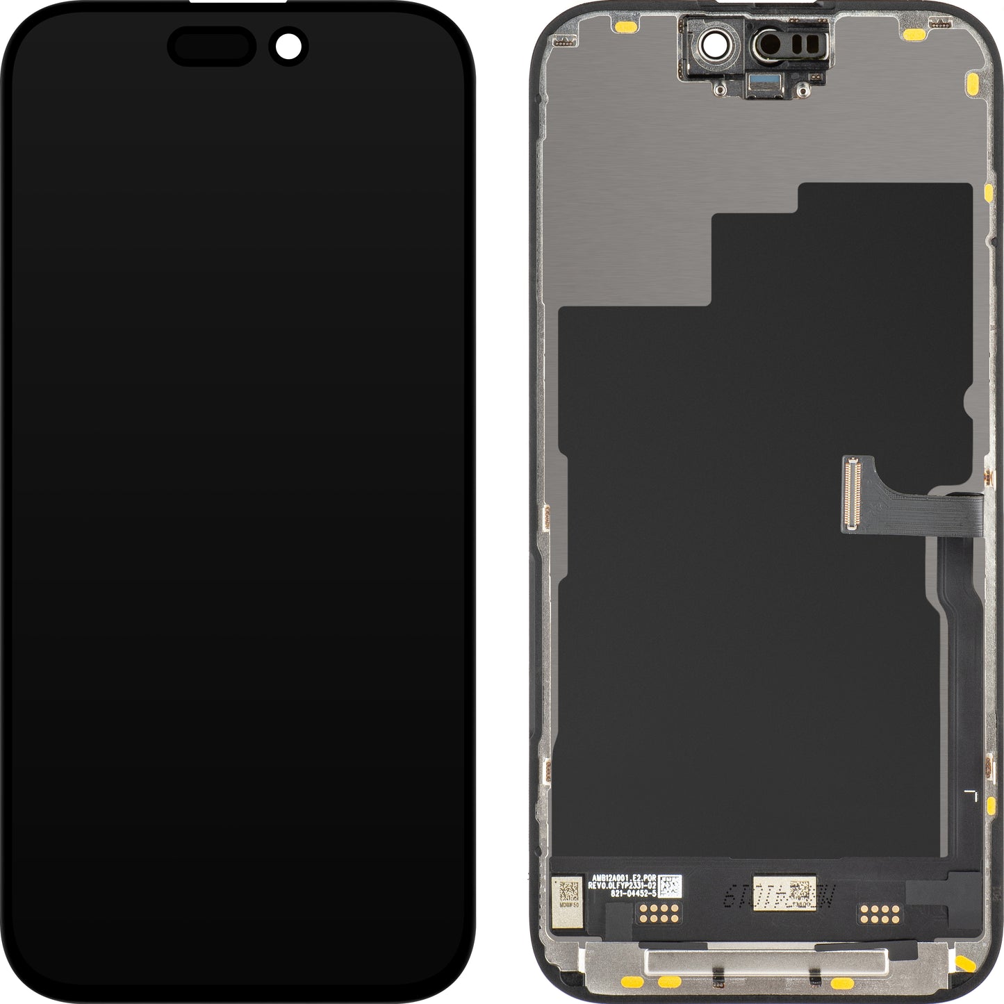Display met Touchscreen JK voor Apple iPhone 15 Pro, met Frame, LCD In-Cell IC Movable Versie, Zwart