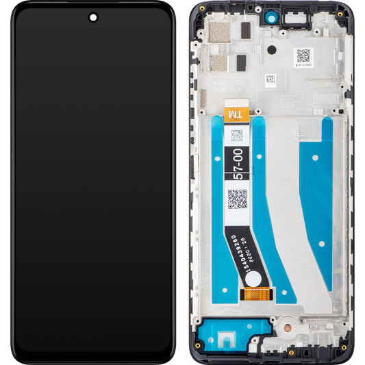 Motorola Moto G32 scherm met aanraakscherm, met frame, mineraalgrijs, Service Pack 5D68C21151 