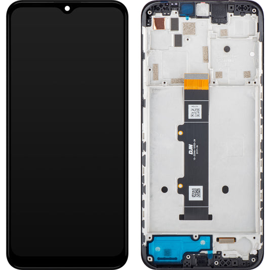 Motorola Moto G30 scherm met aanraakscherm, met frame, zwart, Service Pack 5D68C18187