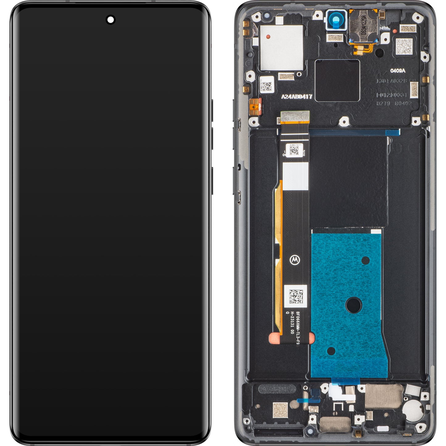 Écran tactile Motorola Edge 40, avec cadre, noir (Eclipse Black), échange 5D68C22670