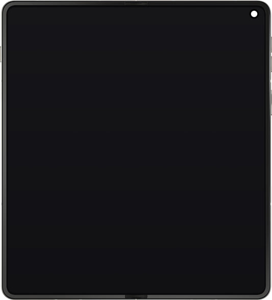 Touchscreen-Display Motorola Razr Fold, mit Rahmen, Unterer Innenteil, Schwarz (Pantone Blackened Blue) Service Pack 5D68C32444