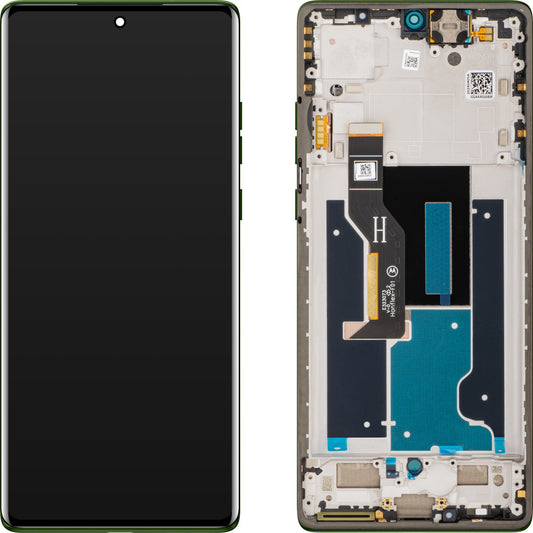 Touchscreen Display Motorola Edge 50 Fusion, met Frame, Groen (Forest Green), Geretourneerd 5D68C25167