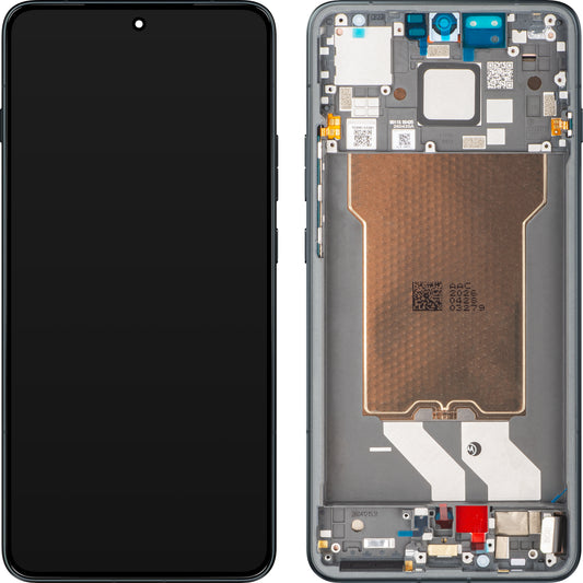 Touchscreen Display Motorola Edge 70 Max, met Frame, Zwart (Pantone Dark Shadow) 5D68C33281