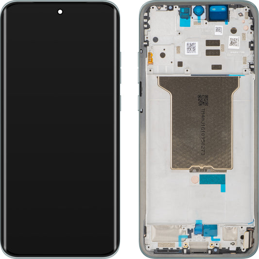 Touchscreen-Display Motorola Edge 70 Fusion+ / Edge 70 Fusion, mit Rahmen, Türkis (Pantone Blue Surf), Service Pack 5D68C32057