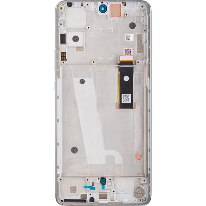 Touchscreen scherm Motorola Edge 30, met frame, zilver, Service Pack 5D68C20586