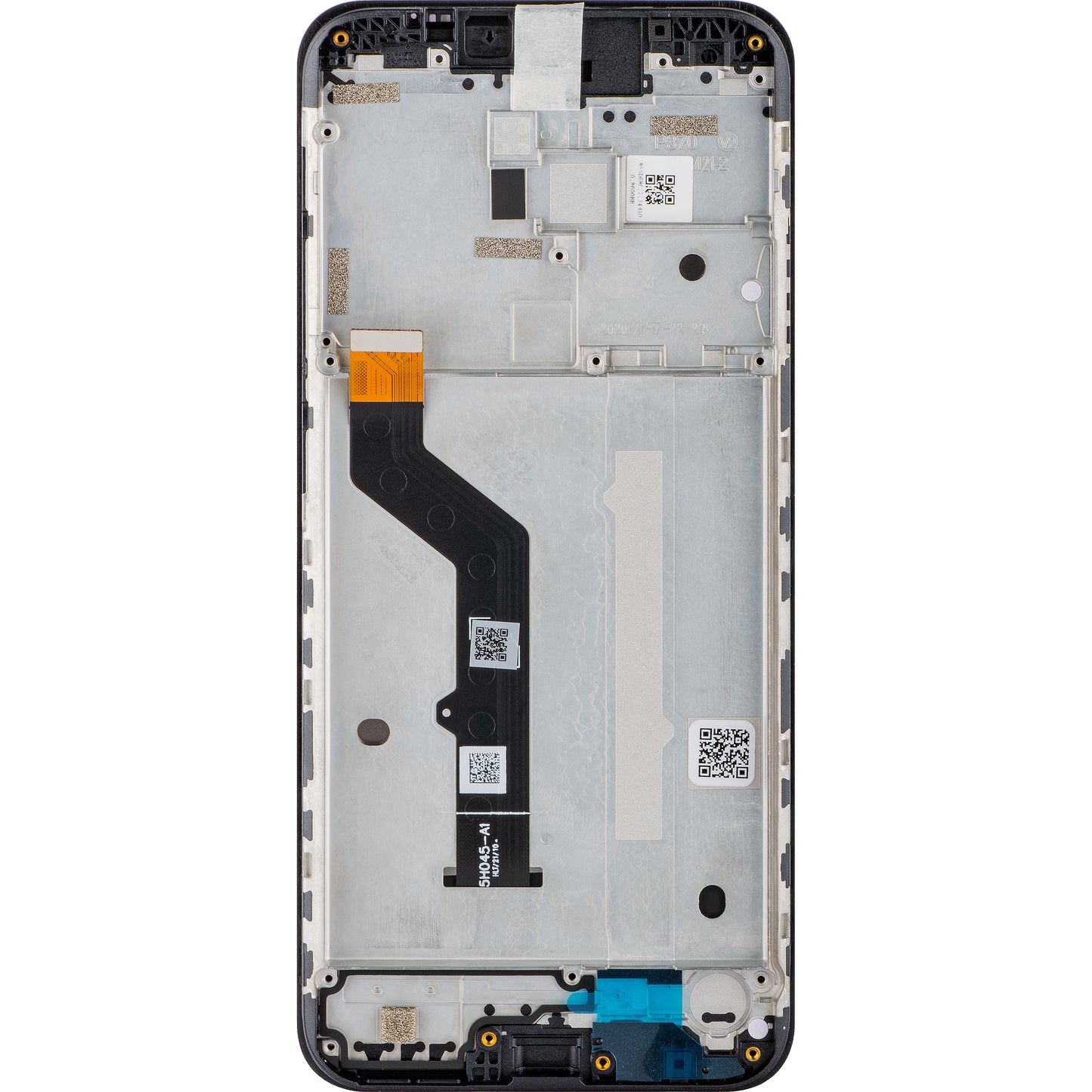 Motorola Moto G9 Play aanraakscherm, met frame, zwart, Service Pack 5D68C17397