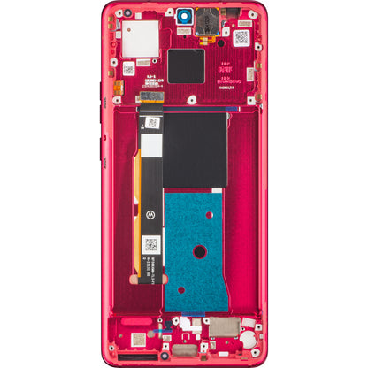 Touchscreen scherm Motorola Edge 40, met frame, rood (Viva Magenta), Service Pack 5D68C22712 