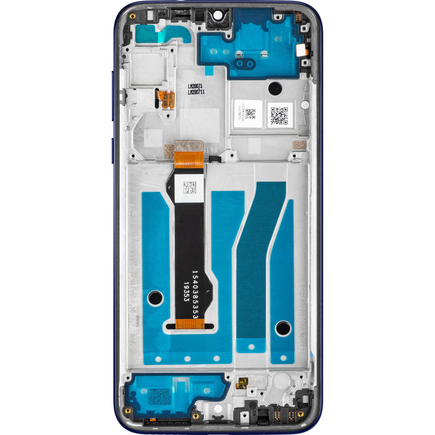 Motorola Moto G8 Plus Écran tactile avec cadre, bleu foncé, Service Pack 5D68C15528 