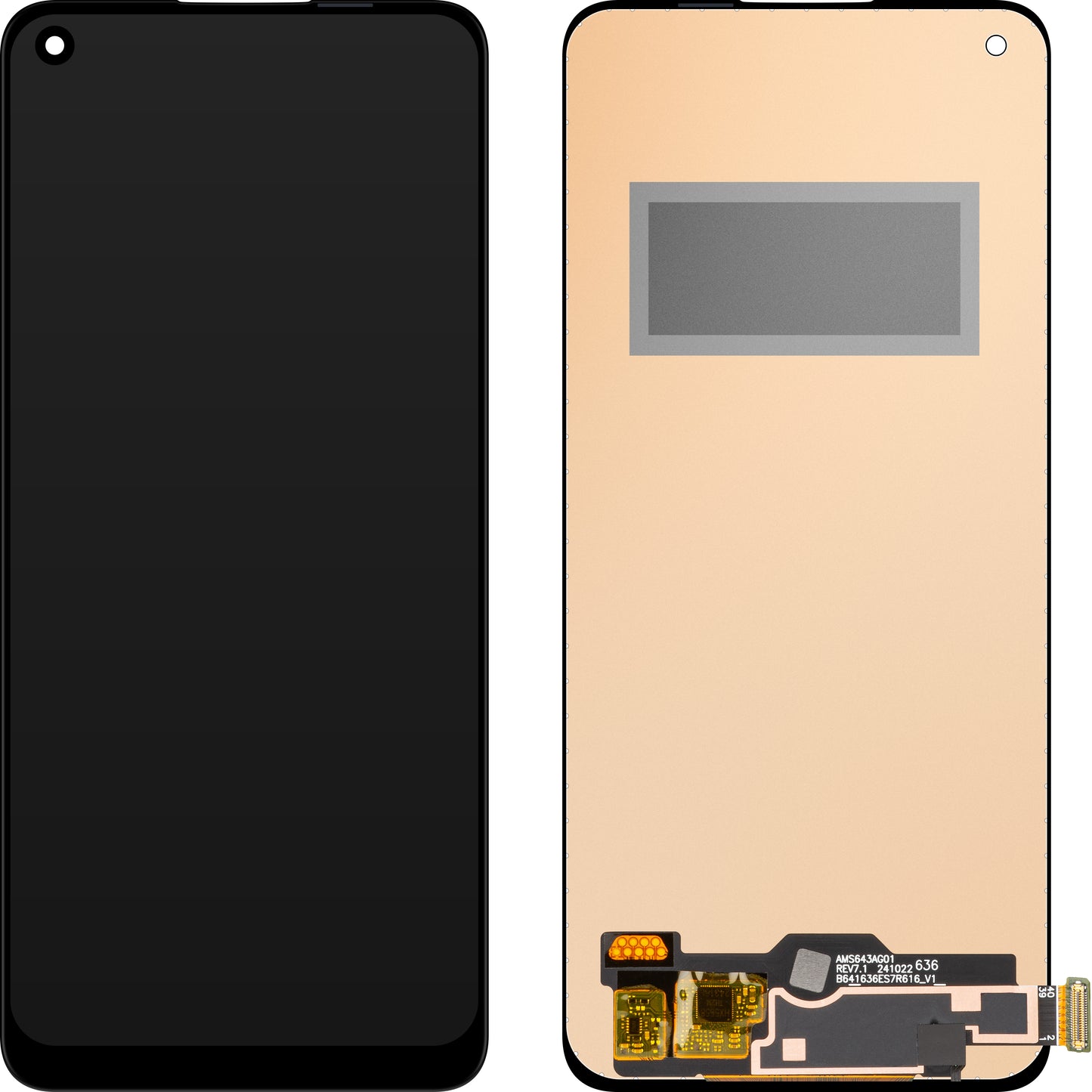 Display met Touchscreen MP compatibel met Oppo Reno8 4G