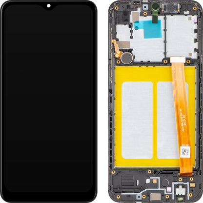 Écran avec Touchscreen MP compatible avec Samsung Galaxy A20e A202, avec Cadre, Noir