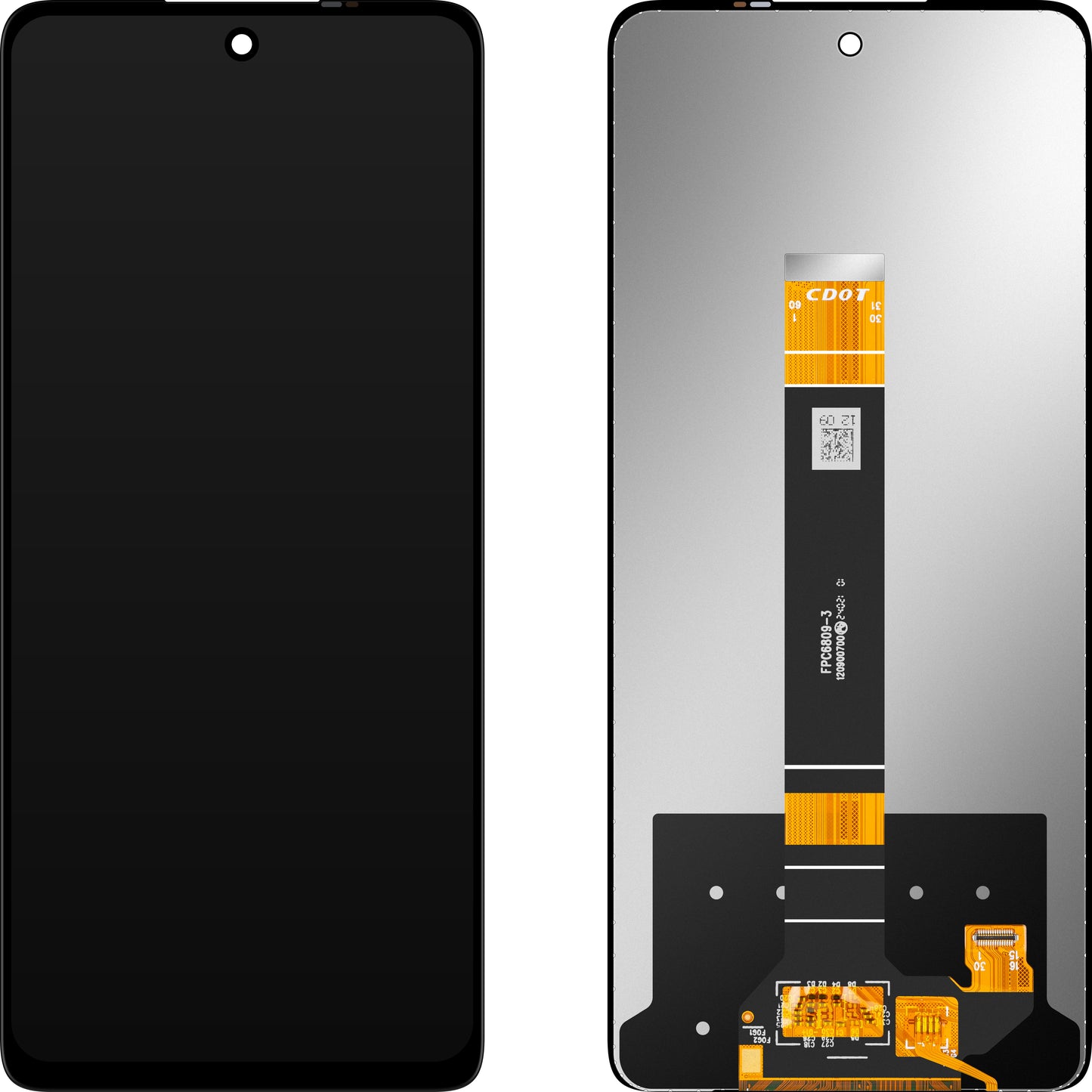 Display met Touchscreen MP compatibel met TCL 50 SE