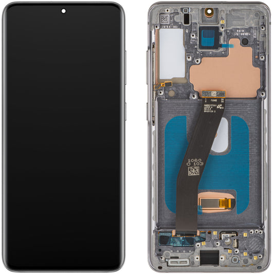MP Touchscreen Display compatibel met Samsung Galaxy S20 5G G981 / S20 G980, met Frame, OLED-versie, Zwart