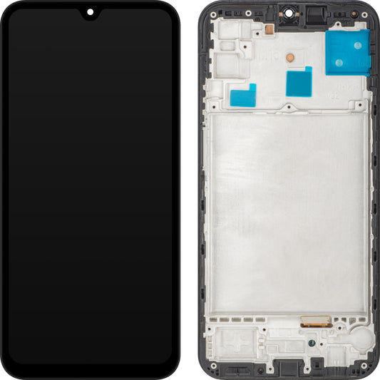 MP Touchscreen Display compatibel met Samsung Galaxy M15, met Frame, Zwart