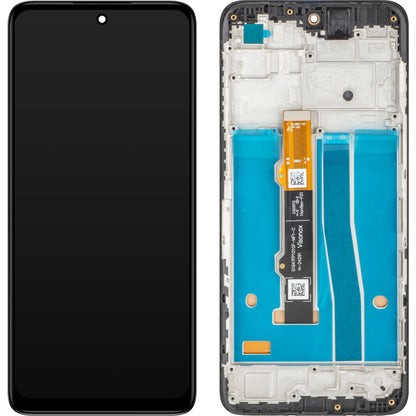 MP Touchscreen Display compatibel met Motorola Moto G42, met Frame, Zwart