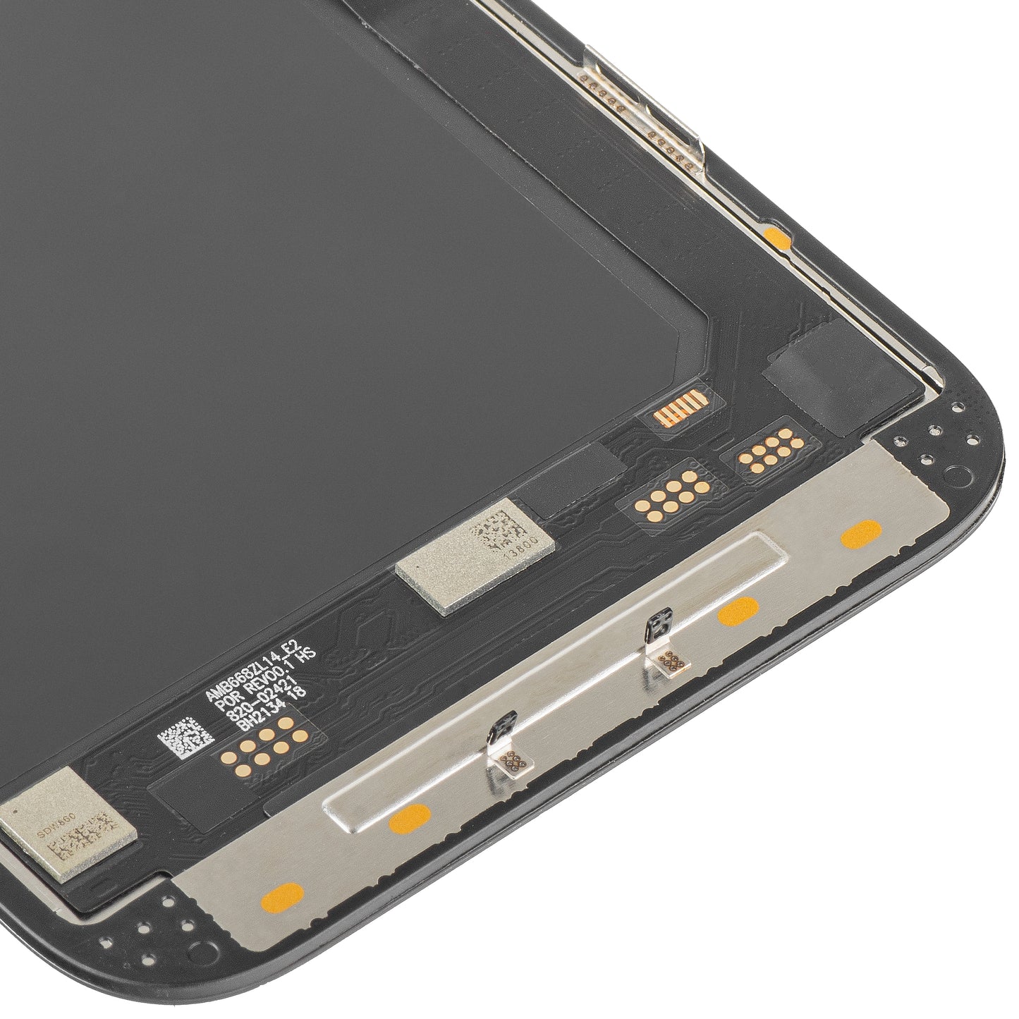 Display met Touchscreen MP compatibel met Apple iPhone 14 Pro Max, met Frame, Soft OLED IC Movable 120Hz FHD Versie, Zwart