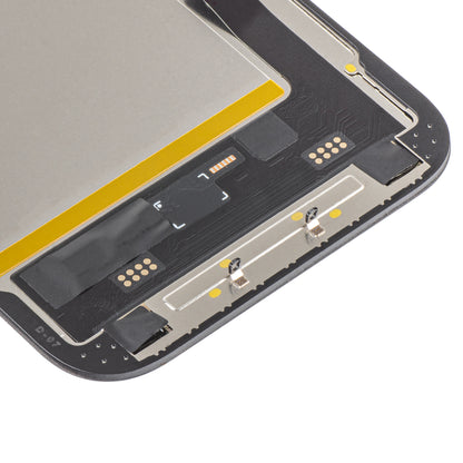 Display met Touchscreen MP compatibel met Apple iPhone 15, met Frame, Soft OLED FHD IC Movable Versie, Zwart
