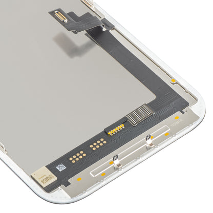MP Touchscreen-Display kompatibel mit Apple iPhone 17, mit Rahmen, Soft OLED FHD 120Hz IC Movable Version, Schwarz