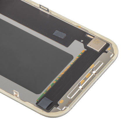 MP Touchscreen Display compatibel met Apple iPhone 17 Pro, met Frame, OLED FHD IC Movable versie, Zwart