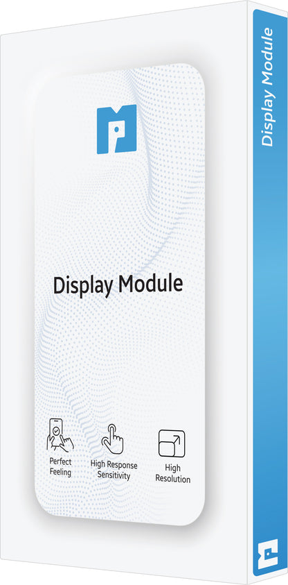 MP Touchscreen-Display kompatibel mit Apple iPhone 16 Pro, mit Rahmen, Soft-Version OLED FHD 120Hz Diagnostik, Schwarz