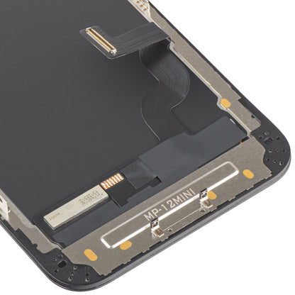 MP Touchscreen Display compatibel met Apple iPhone 12 mini, met Frame, OLED FHD IC Movable versie, Zwart
