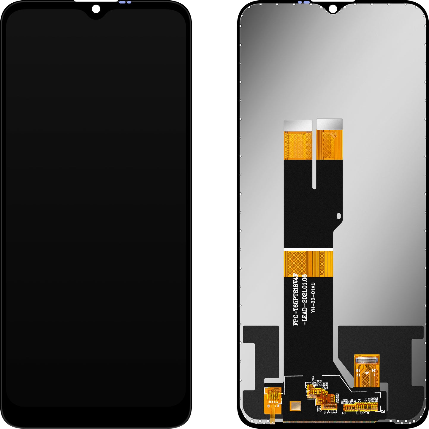 Display mit Touchscreen MP kompatibel mit Nokia 2.4