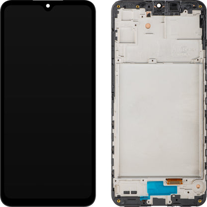 Écran avec Touchscreen MP compatible avec Samsung Galaxy A16 5G A166, avec Cadre, Noir