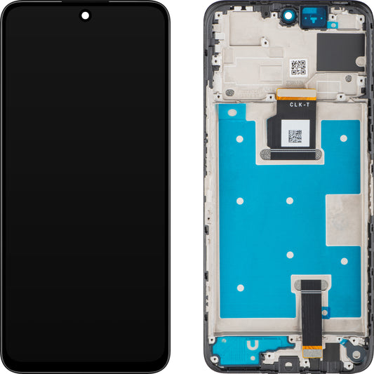 Display met Touchscreen MP compatibel met Honor 90 Smart / X7b 4G, met Frame, Zwart