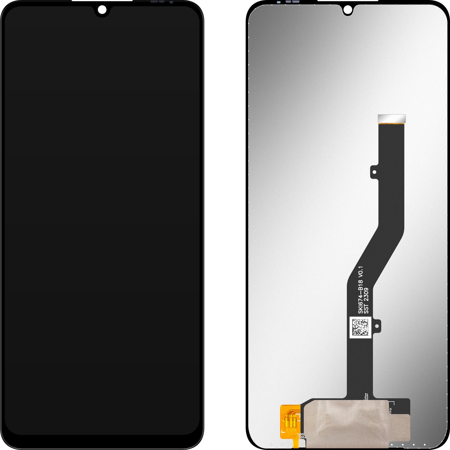 Display met Touchscreen MP compatibel met ZTE Blade A72 / A72s / V40 Vita