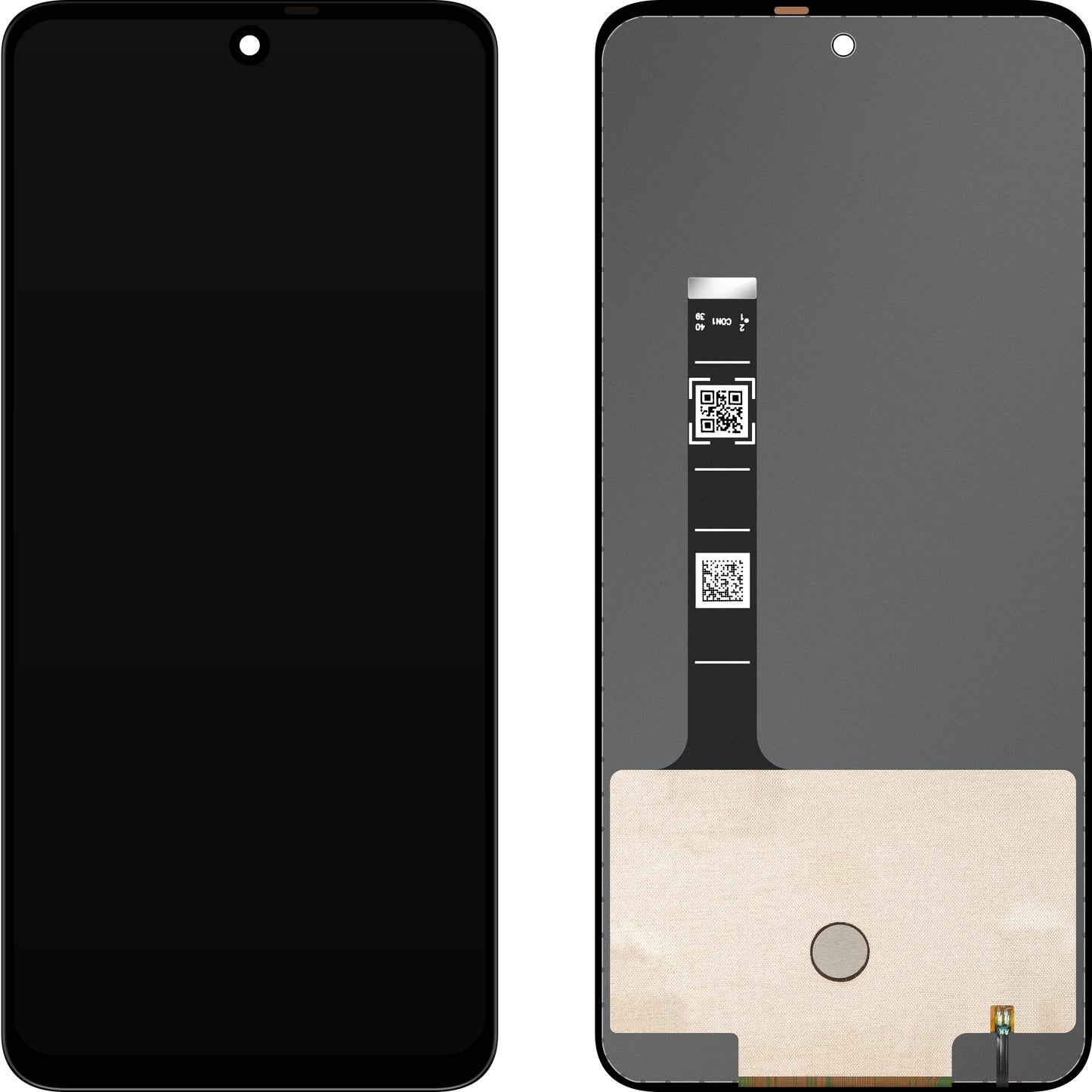 Display met Touchscreen MP compatibel met Nokia X30