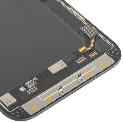 Display met Touchscreen MP compatibel met Apple iPhone 14 Pro Max, met Frame, Soft OLED IC Movable 120Hz FHD Versie, Zwart