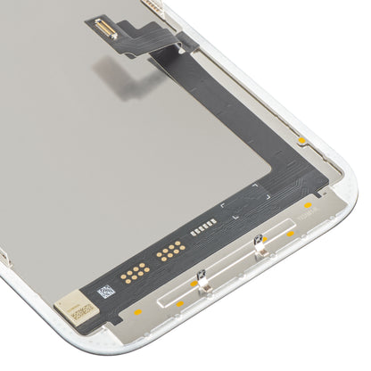 MP Touchscreen-Display kompatibel mit Apple iPhone 17, mit Rahmen, Soft OLED FHD 120Hz IC Movable Version, Schwarz